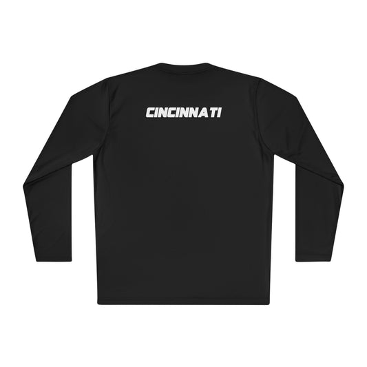 Cincinnati NNDYM Fit Black Long Sleeve Sport Tee