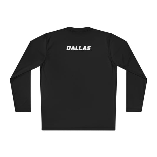 Dallas NNDYM Fit Black Long Sleeve Sport Tee